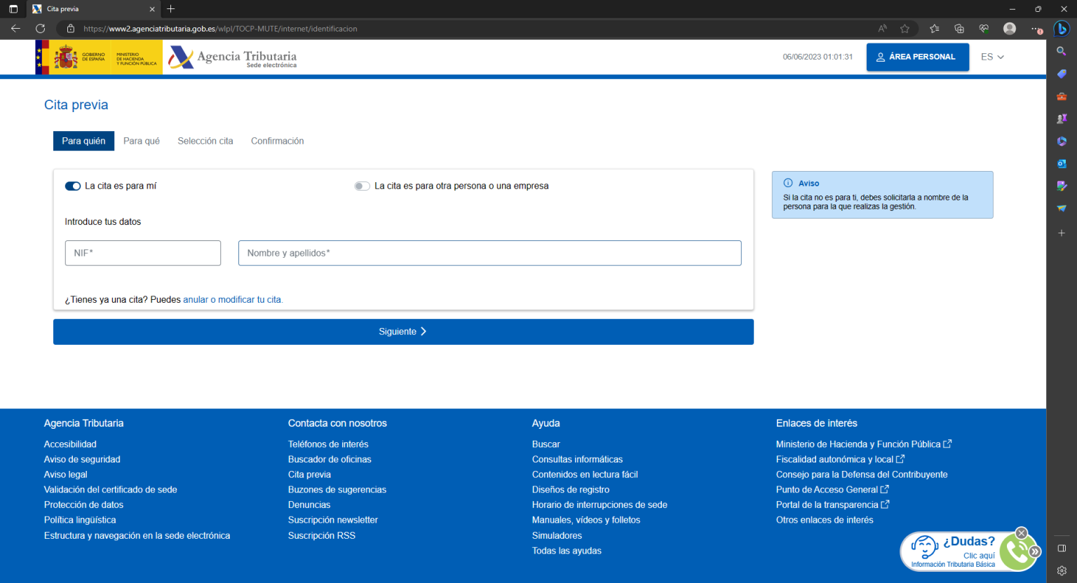 Solicitar Cita Previa En Hacienda Gu A Paso A Paso Tr Mites Oficiales